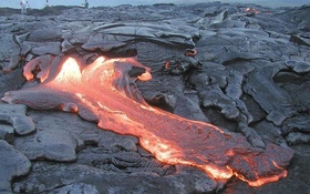 ハワイの溶岩流
